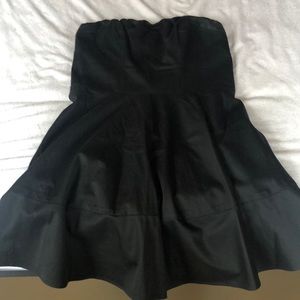 Black fit and flare steeples dress